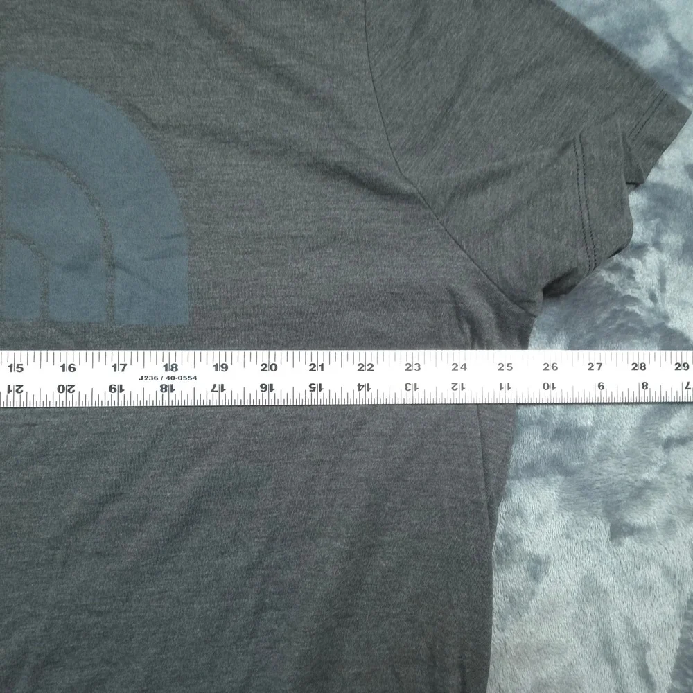 The North Face Mens XXL Charcoal Grey Logo Graphic Short Sleeve T-Shirt